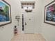 Bright and spacious entryway with large artwork and a small shelf at 244 Sweet Bay St, Davenport, FL 33837