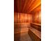 Relax in this well-maintained sauna with clean wooden benches at 103 Coventry Ln, Haines City, FL 33844