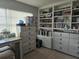 Bright home office features built-in shelving and ample storage at 462 Cameo Dr # 462, Lakeland, FL 33803