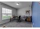 Home office with a desk and window at 653 Hidden Lakes Ct, Haines City, FL 33844