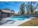 Refreshing pool with ample surrounding yard space at 4500 Old Colony Rd, Mulberry, FL 33860