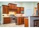 Spacious kitchen with stainless steel appliances and granite countertops at 4848 Island Shores Ln, Lakeland, FL 33809