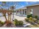 Screened patio area with basketball court nearby at 4756 Acorn Dr, Mulberry, FL 33860