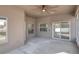 Screened porch with multiple windows and sliding doors at 4756 Acorn Dr, Mulberry, FL 33860