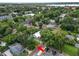 Aerial view showing the property's location and neighborhood context at 714 Winfree Ave, Lakeland, FL 33801