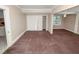 Large bedroom with double closets and carpeted floor at 714 Winfree Ave, Lakeland, FL 33801