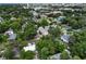 Aerial view showing home's location in a residential neighborhood at 714 Winfree Ave, Lakeland, FL 33801