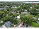 Aerial view showing the property's location and neighborhood context at 714 Winfree Ave, Lakeland, FL 33801