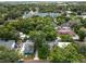 Aerial view showcasing the property's location and neighborhood at 714 Winfree Ave, Lakeland, FL 33801