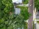 Aerial view of house and surrounding landscape at 714 Winfree Ave, Lakeland, FL 33801