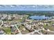 Aerial view of home near lakefront community at 544 Narrow Pond Rd, Polk City, FL 33868