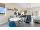 Comfortable living space with seating and a TV at 544 Narrow Pond Rd, Polk City, FL 33868