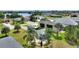 Aerial view showcasing house and RV at 544 Narrow Pond Rd, Polk City, FL 33868