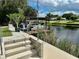 Private boat lift and dock with canal access at 180 Lakeview Dr, Haines City, FL 33844