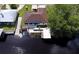 Aerial view of canal-front property with a dock at 180 Lakeview Dr, Haines City, FL 33844