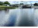 Calm water canal with waterfront homes at 180 Lakeview Dr, Haines City, FL 33844
