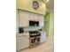 Kitchen with stainless steel appliances and granite countertops at 180 Lakeview Dr, Haines City, FL 33844
