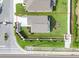 House and yard from an aerial perspective at 6094 Eagle Pointe Dr, Lakeland, FL 33812
