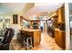 Large kitchen with island and stainless steel appliances at 310 Willow Oak Ct, Fort Meade, FL 33841