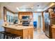 Modern kitchen with stainless steel appliances and an island at 310 Willow Oak Ct, Fort Meade, FL 33841