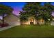 Two-story house with a large front yard and double door entry at 2948 Vintage View Cir, Lakeland, FL 33812