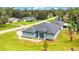 Aerial view of a new home in a residential neighborhood at 1896 12Th St, Orange City, FL 32763