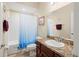 Simple bathroom with shower/tub combo at 5915 Valentino Way, Lakeland, FL 33812