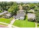 Aerial view of house and neighborhood at 422 E Belmar St, Lakeland, FL 33803