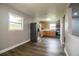 Kitchen with stainless steel appliances and wood cabinets at 415 Lucille St, Bartow, FL 33830