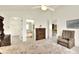 Spacious bedroom with ensuite bathroom access and ample closet space at 6205 Raven Run, Lakeland, FL 33809