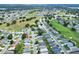 Aerial view showing the property's location within a residential neighborhood at 6205 Raven Run, Lakeland, FL 33809