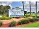 Sandpiper Golf & Country Club sign welcomes visitors to this public golf course at 6205 Raven Run, Lakeland, FL 33809