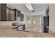 Kitchen with dark wood cabinets, stainless steel appliances at 6838 Glenbrook Dr, Lakeland, FL 33811