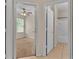 Hallway view of bedroom and bathroom at 6838 Glenbrook Dr, Lakeland, FL 33811