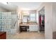 Main bathroom with walk-in closet at 4829 Colonnades E Cir, Lakeland, FL 33811