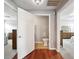 Small half bathroom with toilet at 4829 Colonnades E Cir, Lakeland, FL 33811
