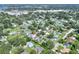 Aerial view highlighting home's location in a residential neighborhood at 1819 Meadowbrook Ave, Lakeland, FL 33803