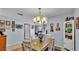 Bright dining area with table and chairs at 4390 Sunnyside Dr, Lakeland, FL 33810