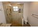 Bathroom with large walk-in shower, tiled flooring and toilet at 4428 Sugartree E Dr, Lakeland, FL 33813