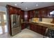 Modern kitchen with stainless steel appliances at 4428 Sugartree E Dr, Lakeland, FL 33813