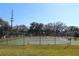 Community tennis court with chain link fence at 608 Lark Dr, Lakeland, FL 33813