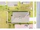 Directly above view of house and yard at 731 Griffon Ave, Lake Alfred, FL 33850