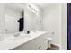 Modern bathroom with double sinks and updated fixtures at 5144 Washington St, Lake Wales, FL 33859