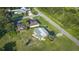 Aerial view showing a single-story house and surrounding landscape at 5144 Washington St, Lake Wales, FL 33859