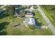 Aerial view of a single-story home with a spacious yard at 5144 Washington St, Lake Wales, FL 33859