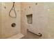 Shower with tiled walls and a built-in seat at 3933 Mammoth Grove Rd, Lake Wales, FL 33898