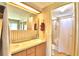 Clean bathroom with double vanity and shower/tub combo at 5002 Lodgewood Dr, Lakeland, FL 33810