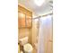 Simple bathroom with shower and toilet at 5002 Lodgewood Dr, Lakeland, FL 33810