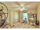 Bedroom with a desk, chair, and storage at 5002 Lodgewood Dr, Lakeland, FL 33810