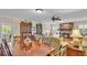 Bright dining room with hardwood floors and French doors at 1175 E George St, Bartow, FL 33830